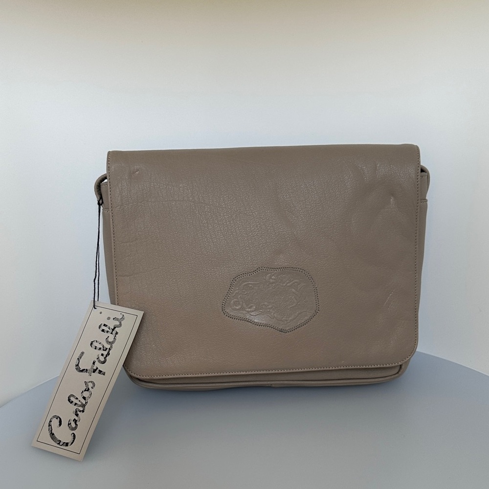 Carlos Falchi NEW leather crossbody  Leather  bag